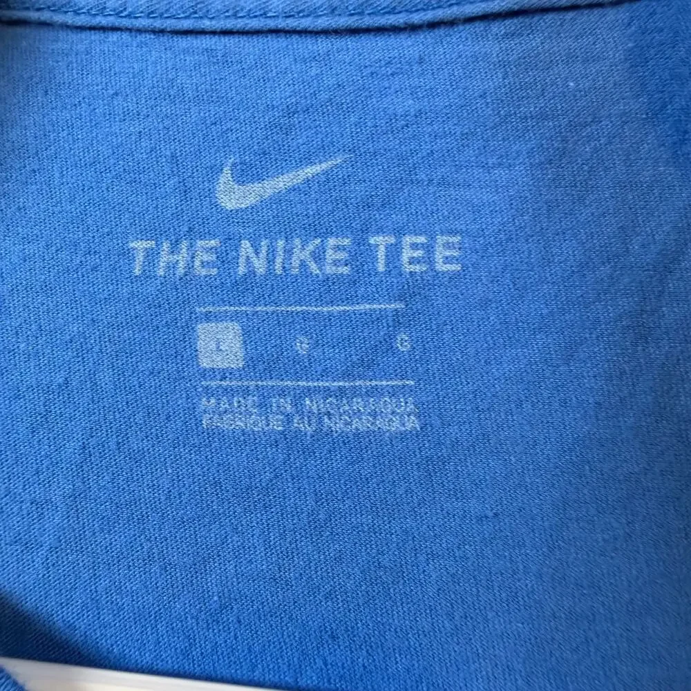 Nike Detroit Lions Primary Logo The Nike Tee Blue Mens Size Large